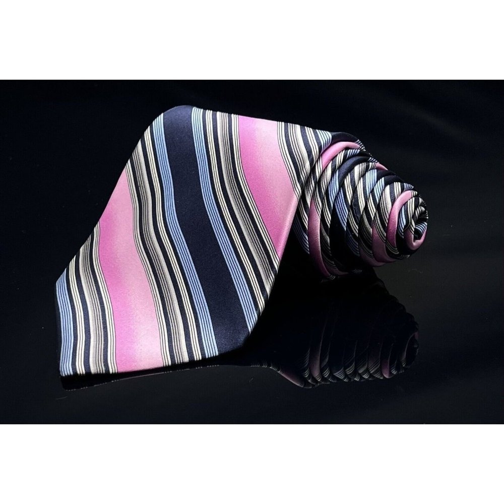 Vintage Vitaliano Pancaldi Extraordinary Multi Color Striped Tie